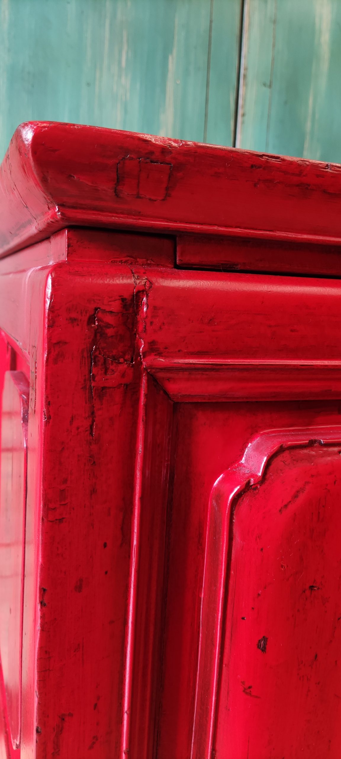 Coffre Chinois salon ancien 70cm