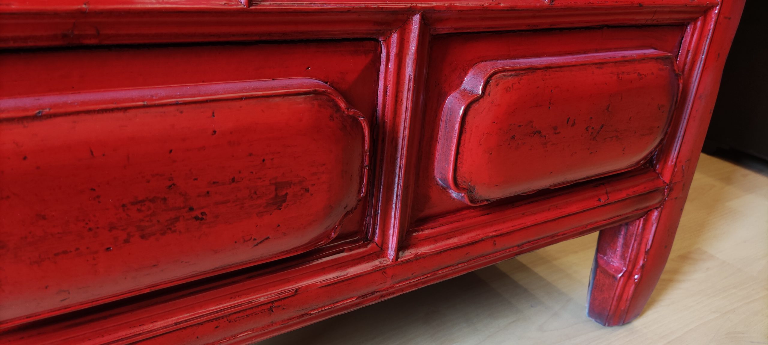 Coffre Chinois salon ancien 70cm