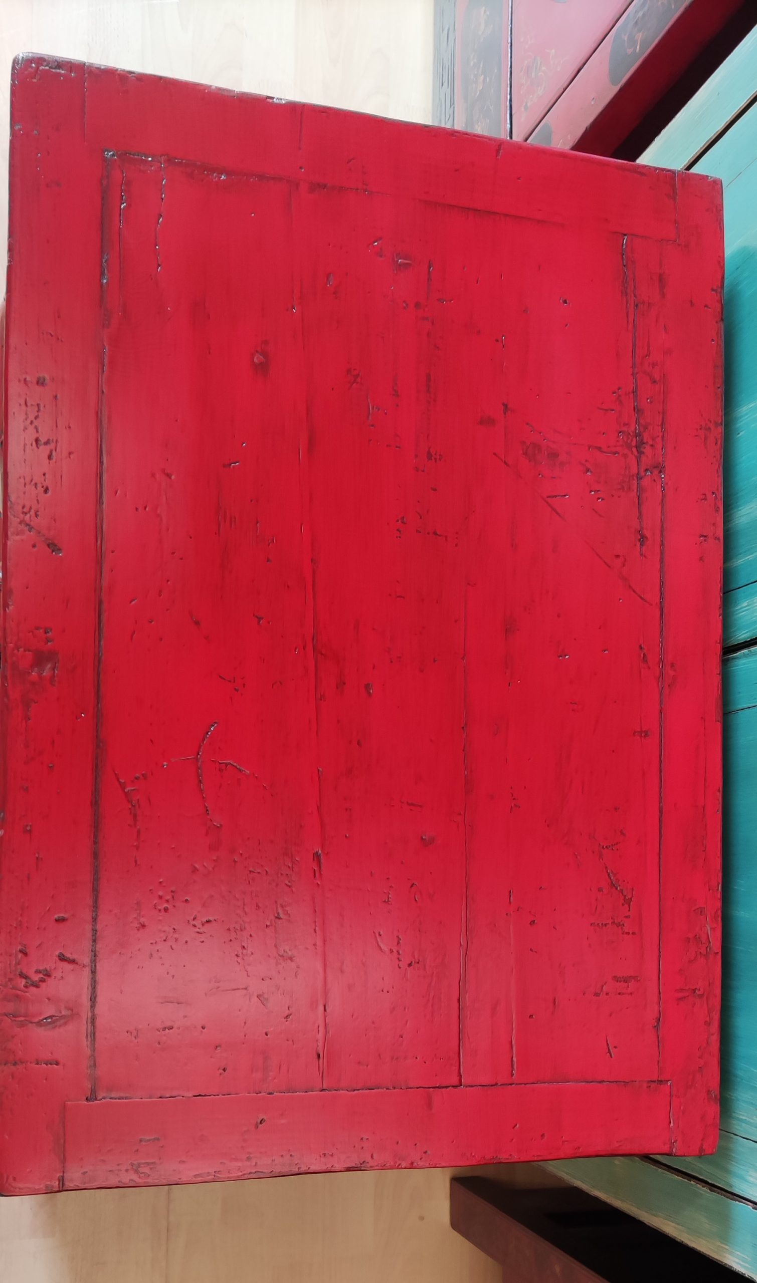 Coffre Chinois salon ancien 70cm