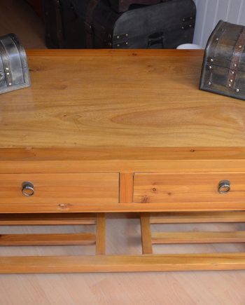 Table salon bois clair