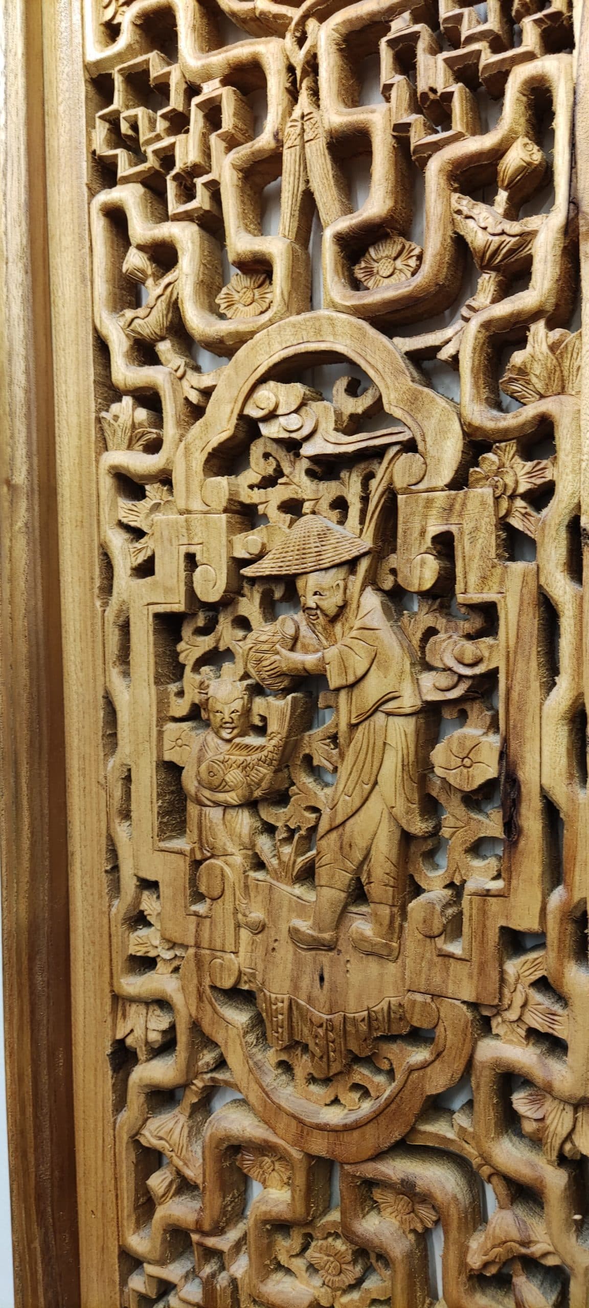 Claustra famille chinoise pêcheur