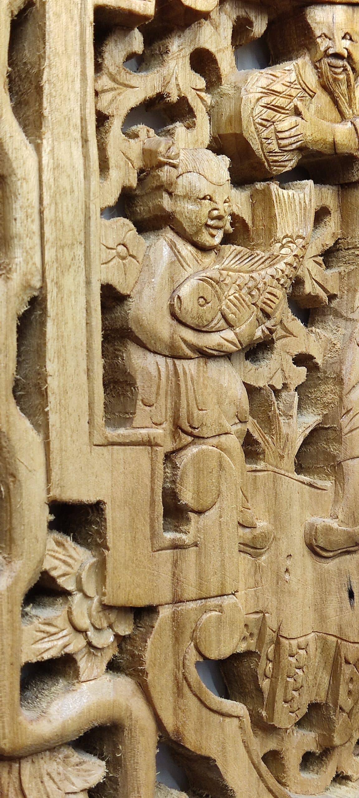 Claustra famille chinoise pêcheur