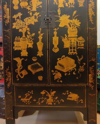 Armoire de mariage noire port gratuit