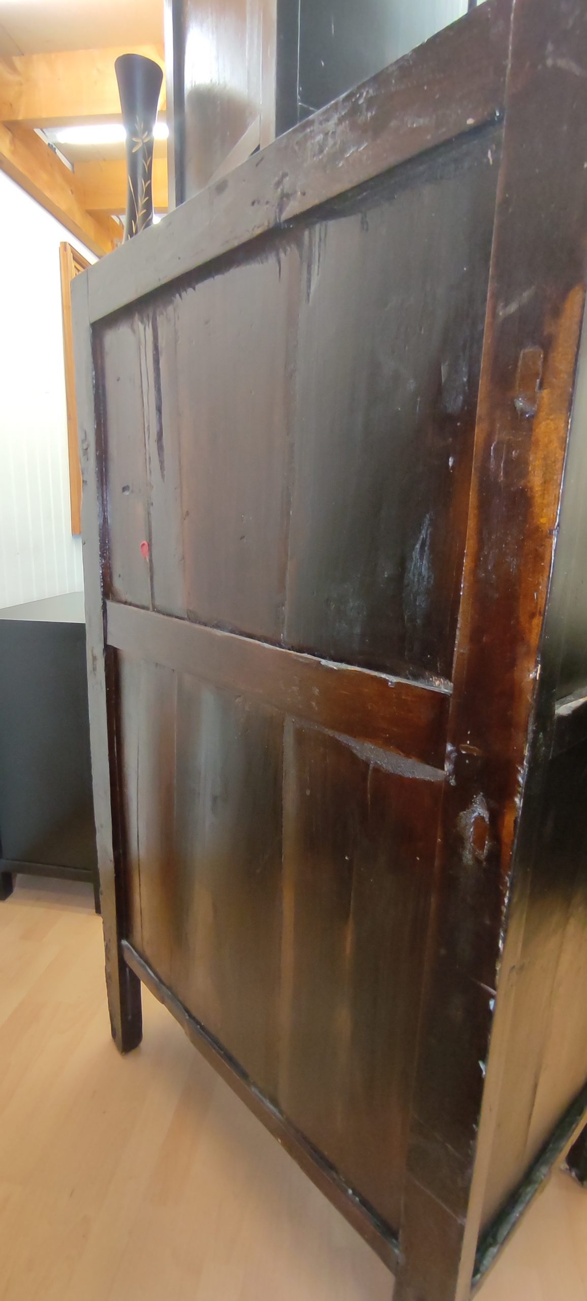 Armoire de mariage noire port gratuit