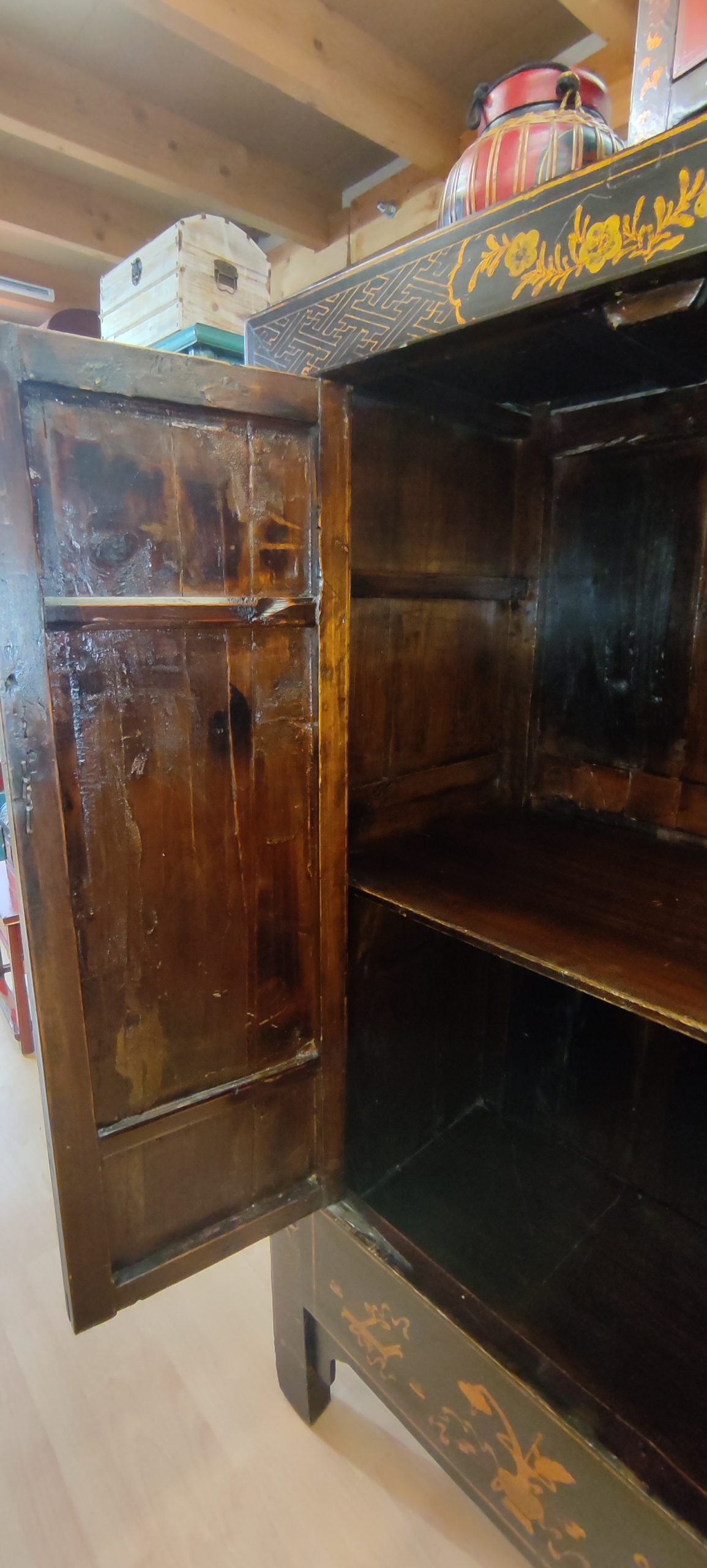 Armoire de mariage noire port gratuit