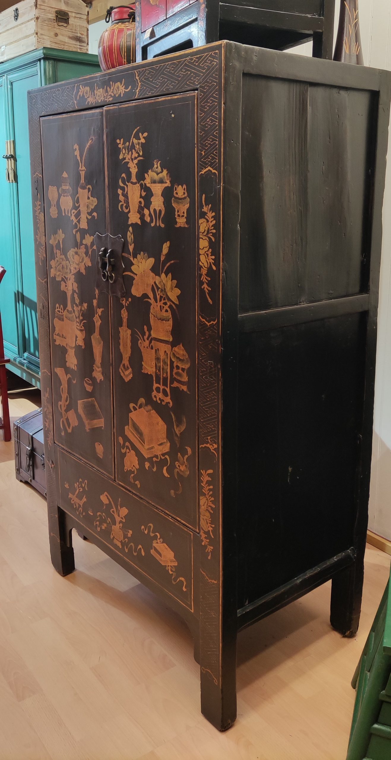 Armoire de mariage noire port gratuit