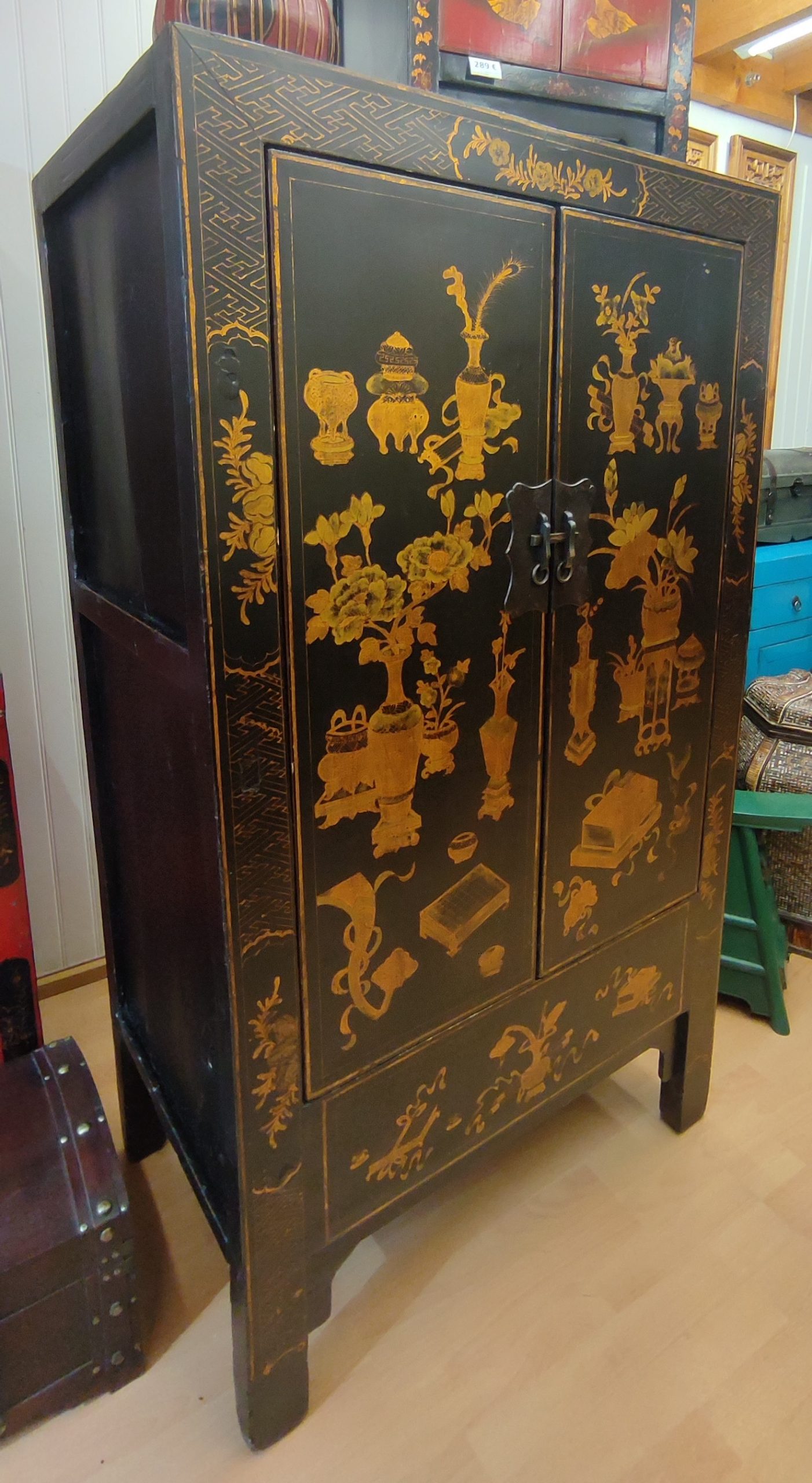 Armoire de mariage noire port gratuit