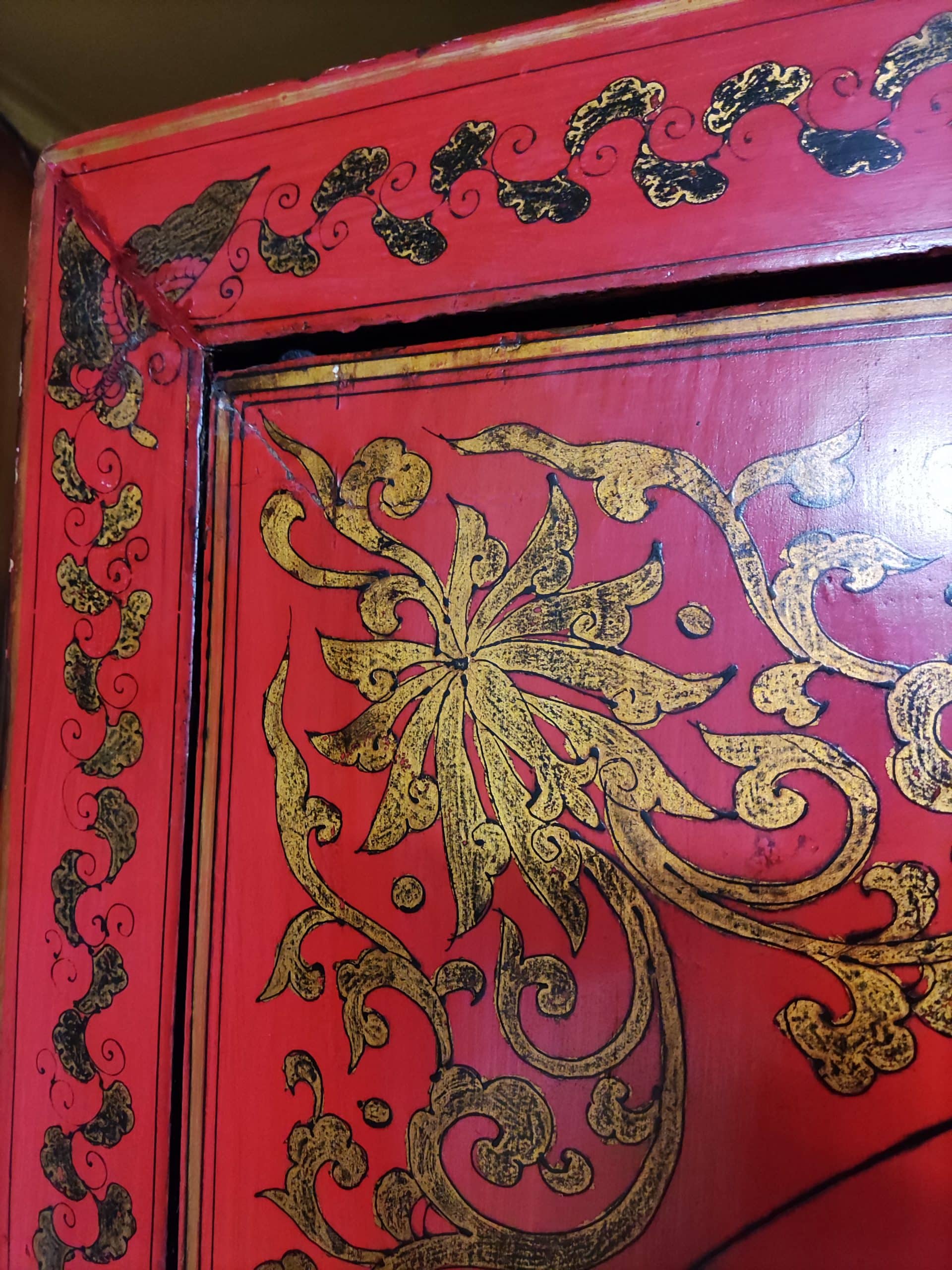 Ancienne armoire de mariage chinoise