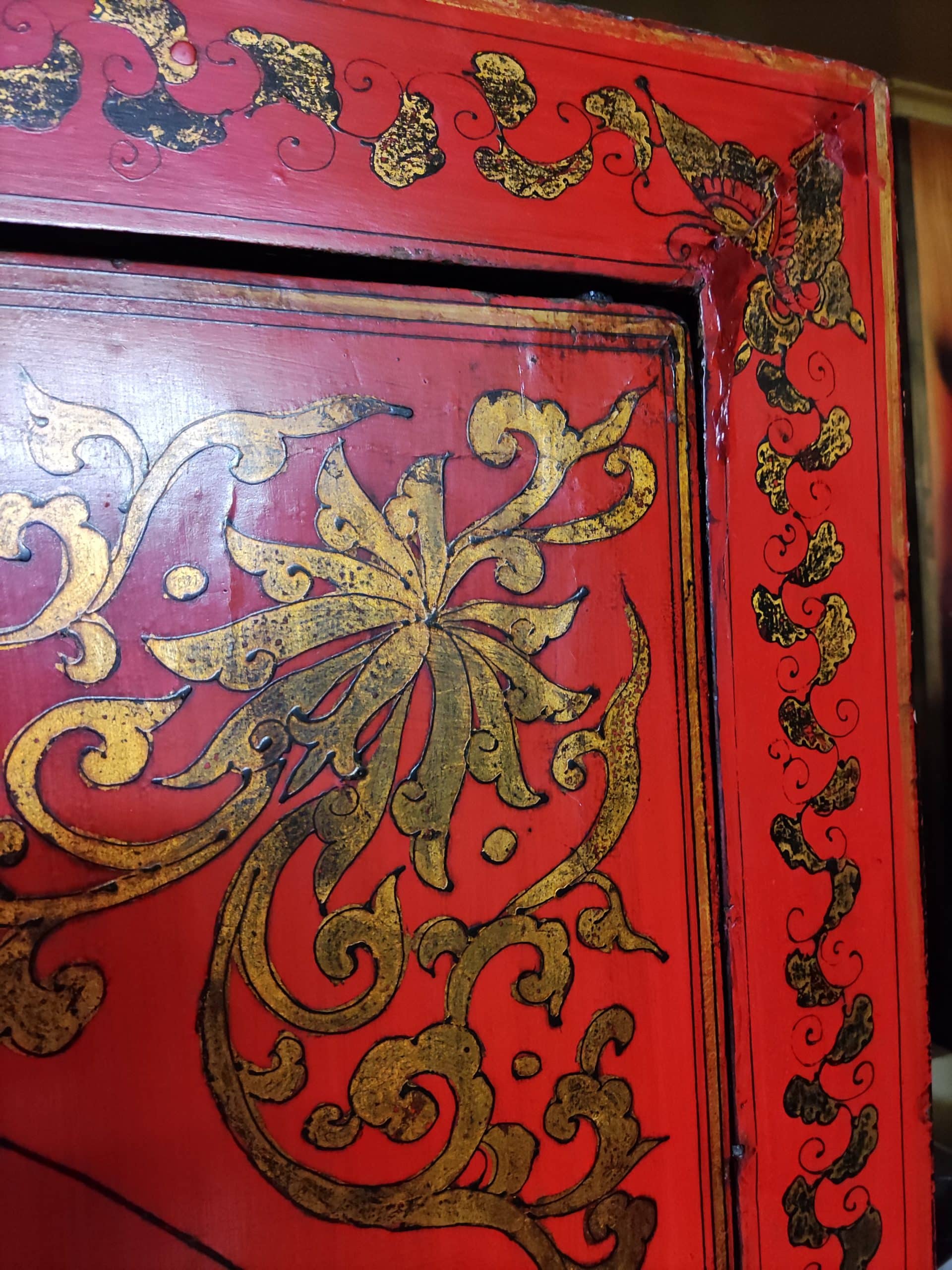 Ancienne armoire de mariage chinoise