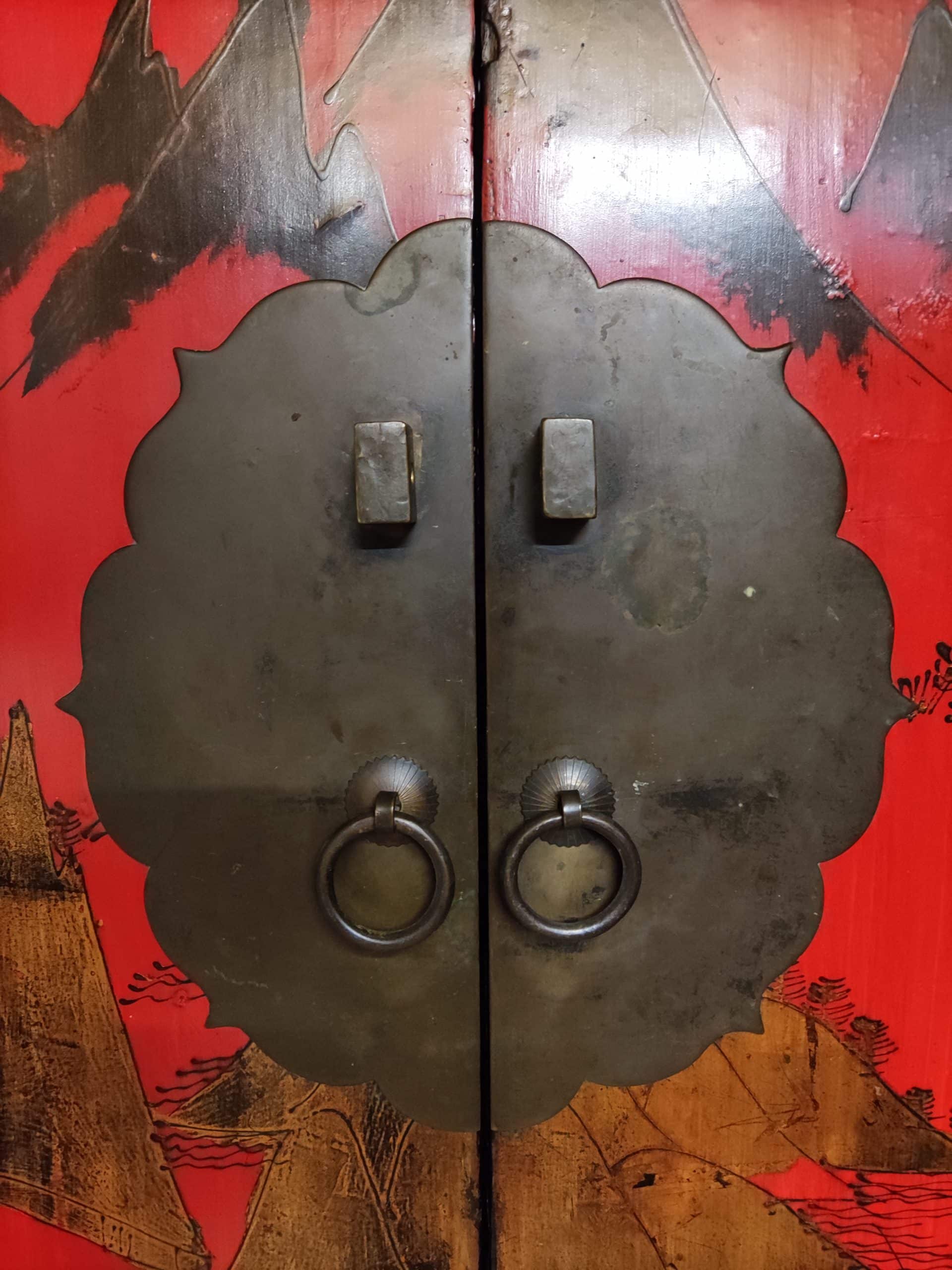 Ancienne armoire de mariage chinoise