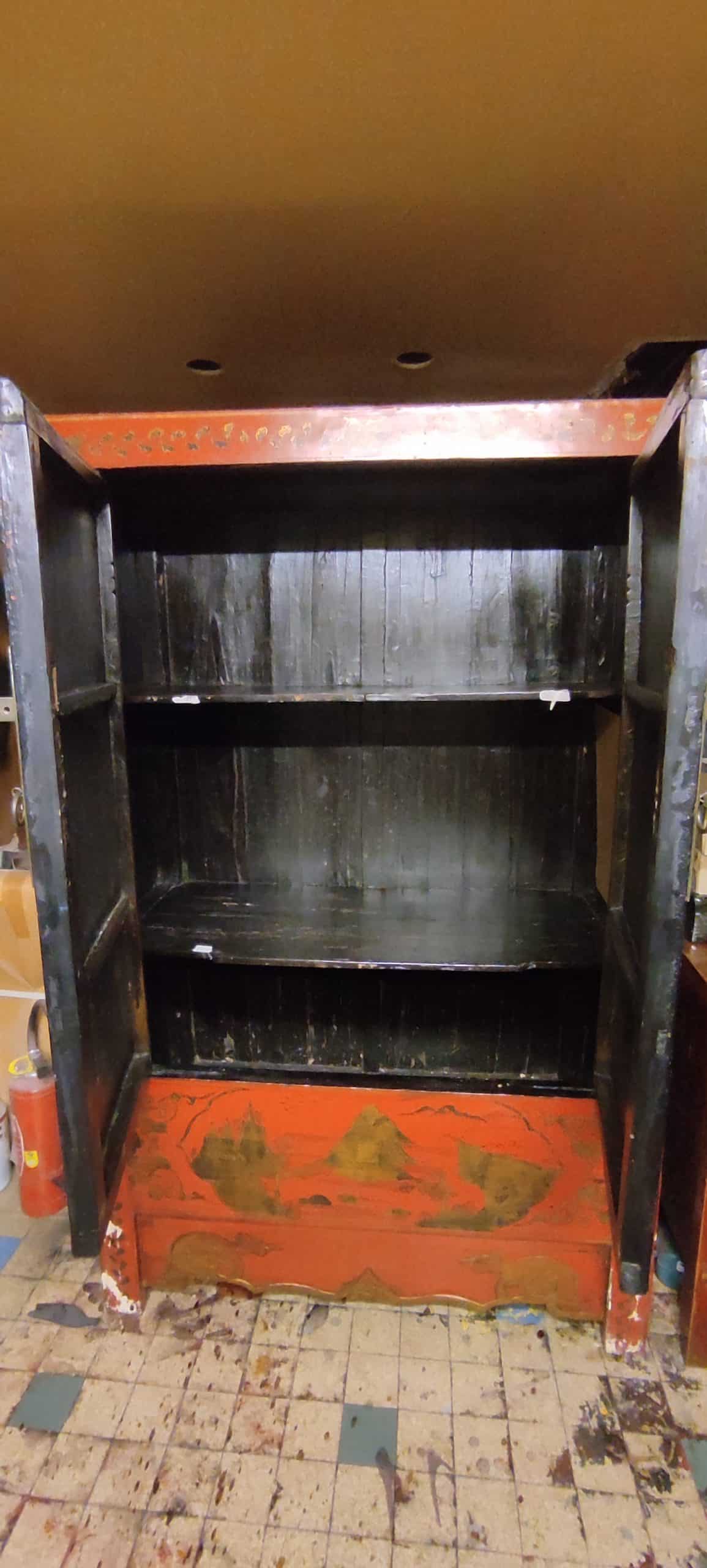 Ancienne armoire de mariage chinoise