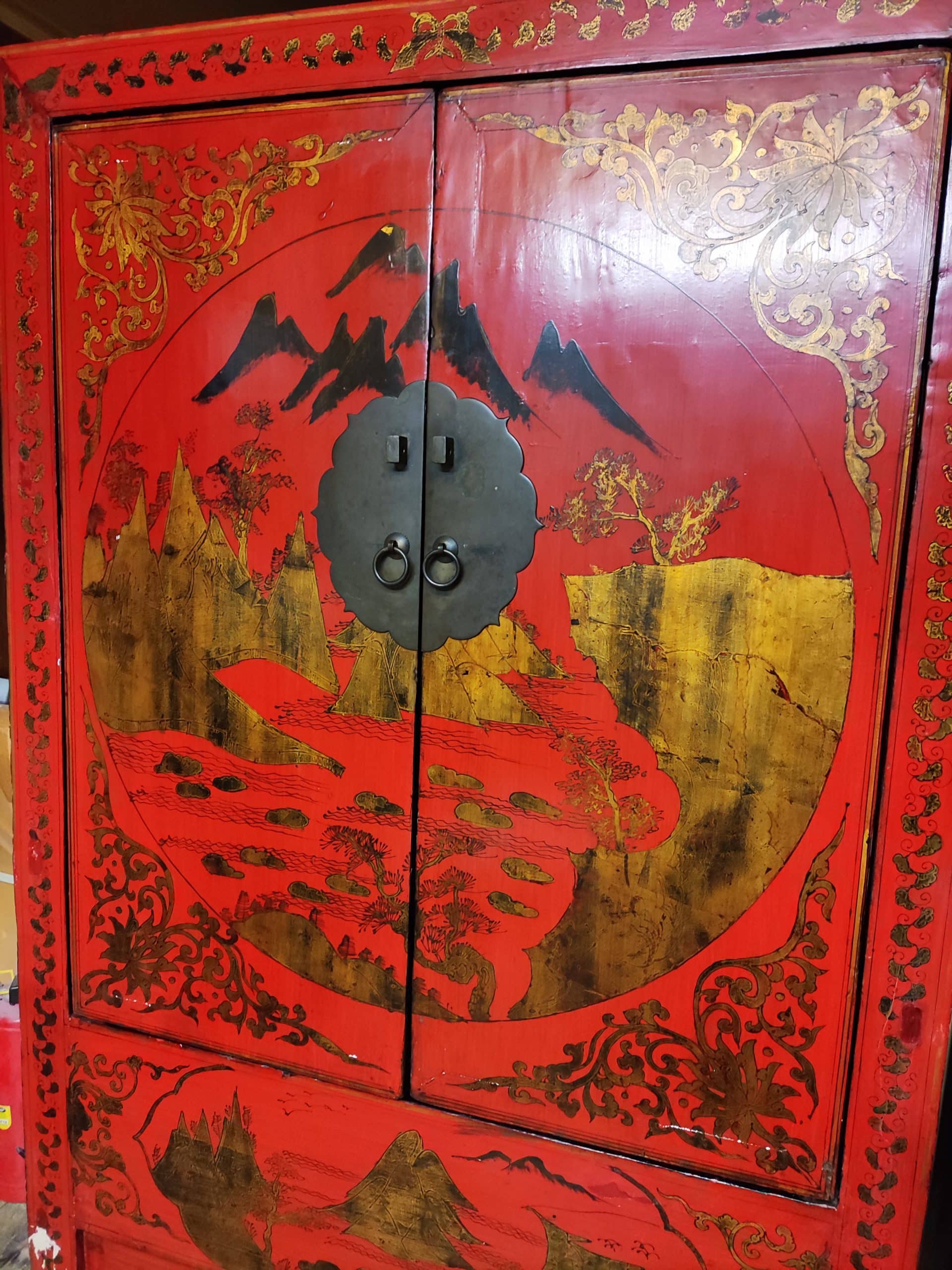 Ancienne armoire de mariage chinoise