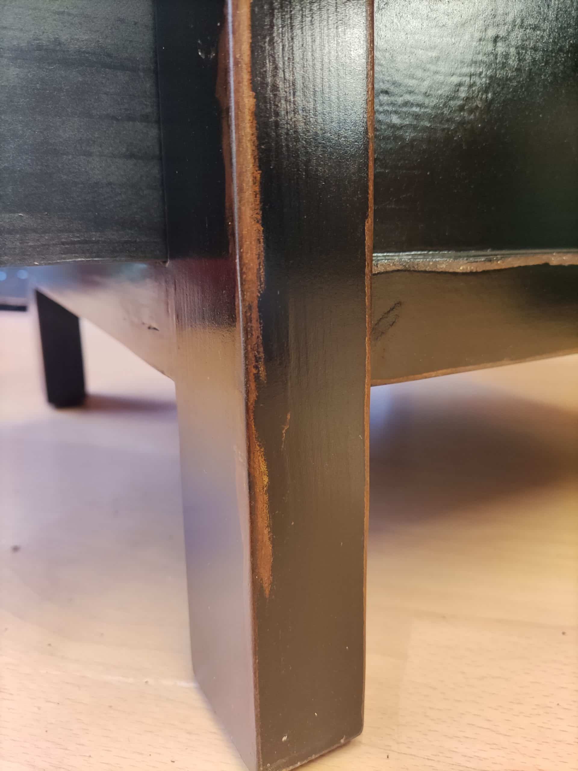 Meuble 3 tiroirs plateau massif