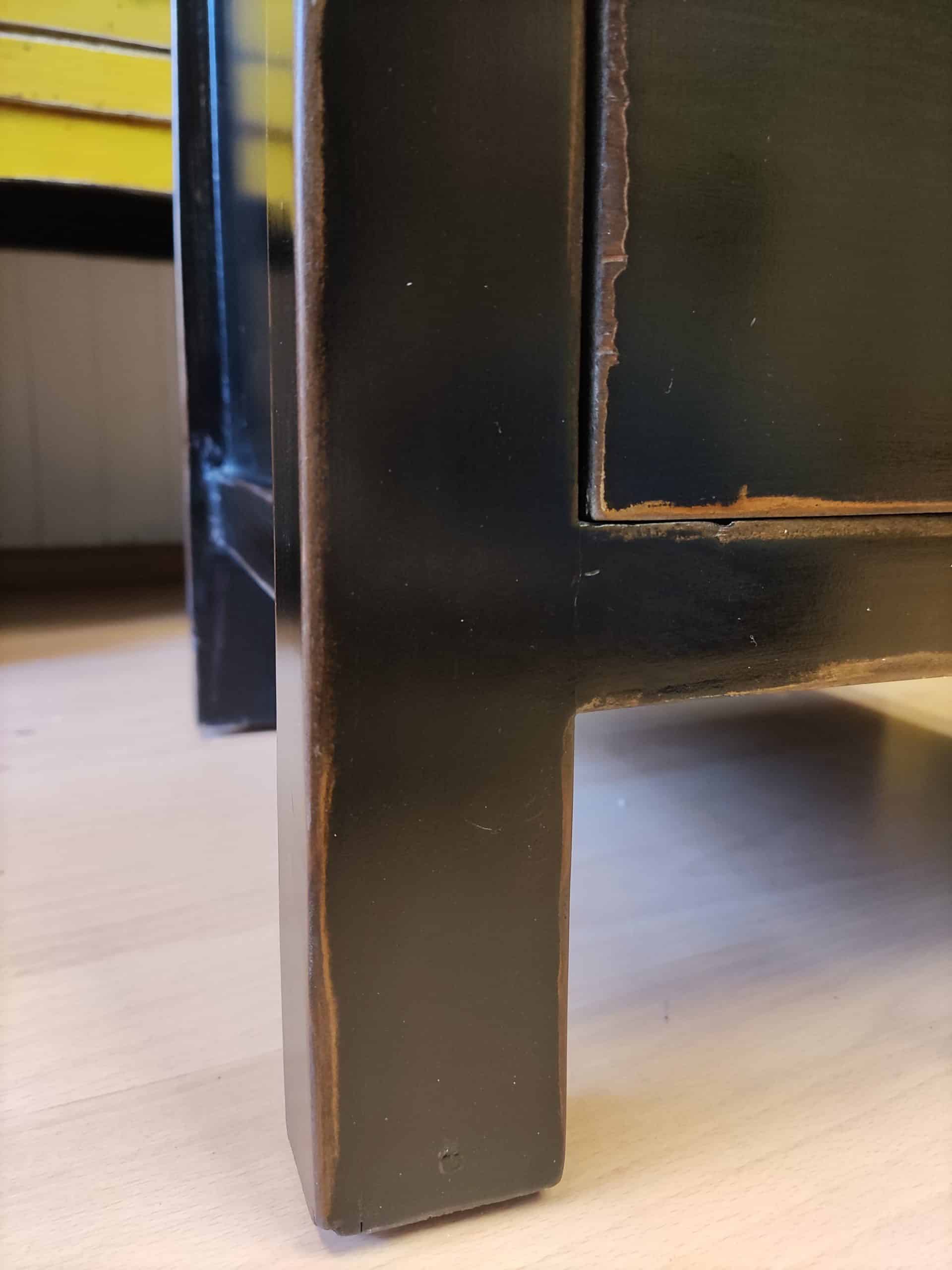 Meuble 3 tiroirs plateau massif