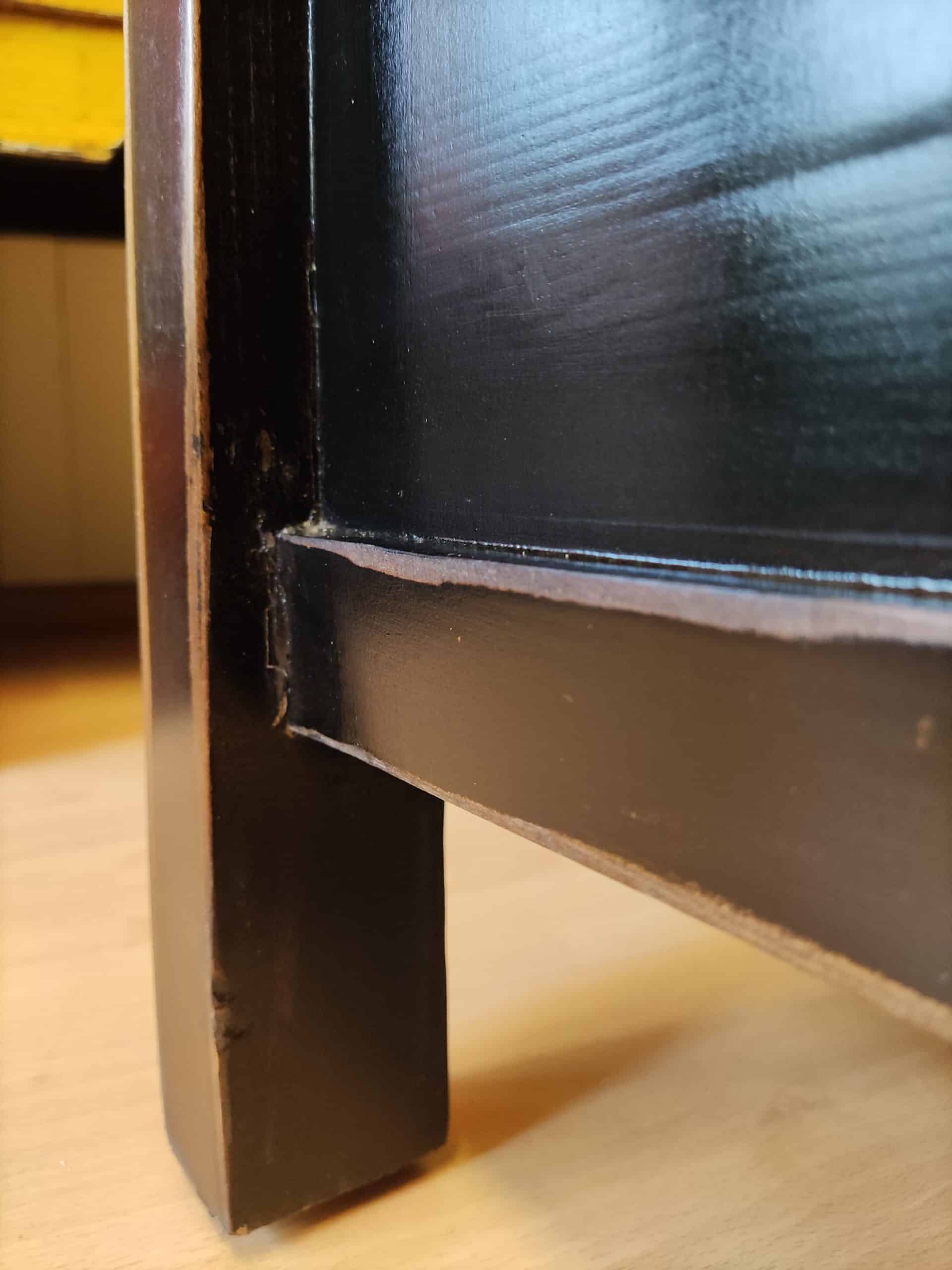 Meuble 3 tiroirs plateau massif